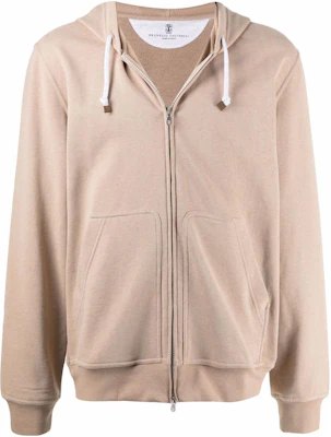 브루넬로 쿠치넬리 솔리드 포켓 지퍼 후디 카키 색상 MTU149069G-C6424 Buy 브루넬로 쿠치넬리 솔리드 포켓 지퍼 후디 카키 색상 MTU149069G-C6424