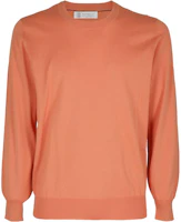 Brunello Cucinelli Solid Ribbed Crewneck Long Sleeve Sweatshirt M2900100092-CNY82 Brunello Cucinelli Solid Ribbed Crewneck Long Sleeve Sweatshirt M2900100092-CNY82