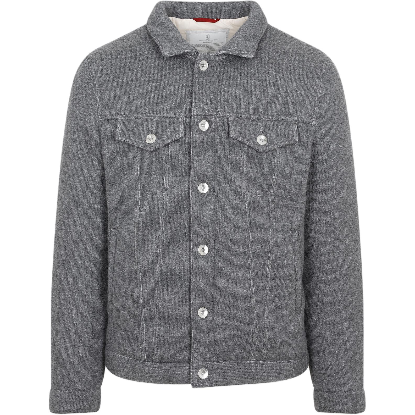 Brunello Cucinelli Solid Single-Breasted Long-Sleeve Jacket M227PV106-CAO36