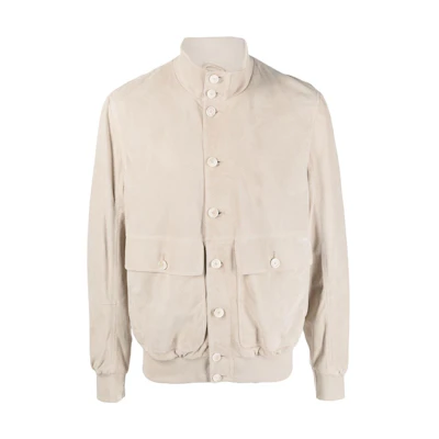Brunello Cucinelli Solid Stand Collar Single-Breasted Jacket for Men M0PCF1929-C8050