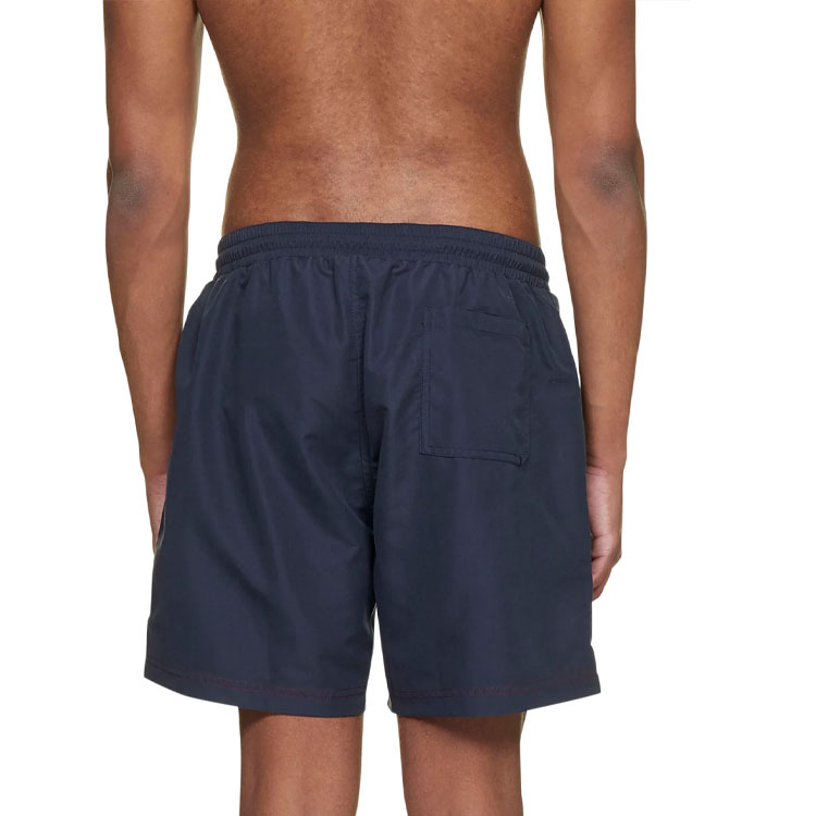 Purchase Brunello Cucinelli SS22 藍色刺繡logo鬆緊腰休閒短褲 MQ828041-CZB22