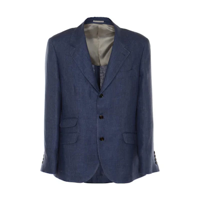 Brunello Cucinelli SS22 Casual Solid Single-Breasted Blazer. MD4177BWD-C118