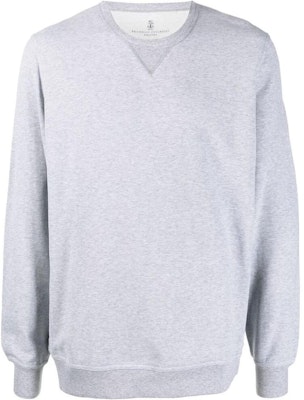 布魯內羅庫奇內利 SS22 灰色純色圓領套頭運動衫。 MTU149073G-C9300 Order 布魯內羅庫奇內利 SS22 灰色純色圓領套頭運動衫。 MTU149073G-C9300