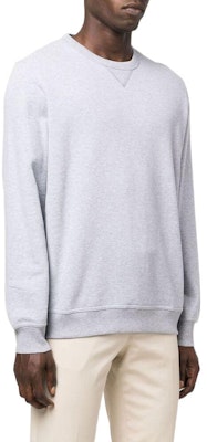 布魯內羅庫奇內利 SS22 灰色純色圓領套頭運動衫。 MTU149073G-C9300 Shop 布魯內羅庫奇內利 SS22 灰色純色圓領套頭運動衫。 MTU149073G-C9300