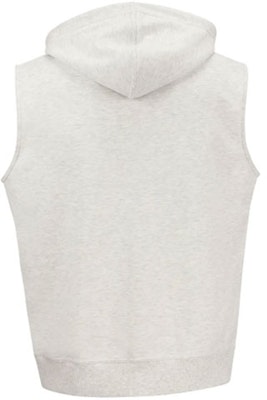 Brunello Cucinelli SS22 灰色純色抓絨連帽背心. M0T359079G-C3657 Lookbook Brunello Cucinelli SS22 灰色純色抓絨連帽背心. M0T359079G-C3657