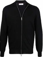 Brunello Cucinelli SS22 Black Solid Zip-Up Jacket M2400106-CH101 Brunello Cucinelli SS22 Black Solid Zip-Up Jacket M2400106-CH101
