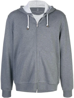 Brunello Cucinelli SS22 灰色拉链连帽外套 M0T319069GC092 Buy Brunello Cucinelli SS22 灰色拉链连帽外套 M0T319069GC092