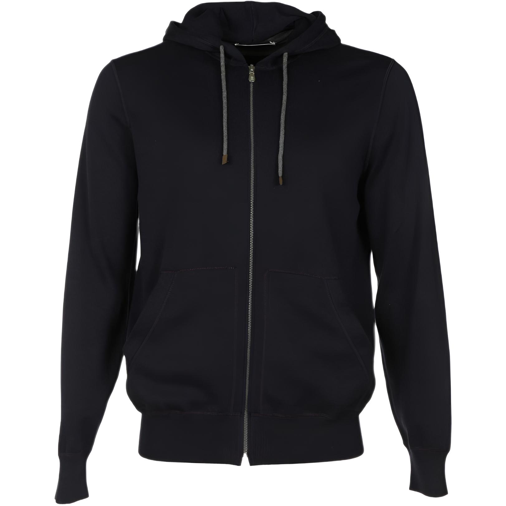 Brunello Cucinelli SS22 Solid Color Zip-Up Long Sleeve Sweatshirt M2923266CJU42