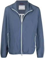 Brunello Cucinelli SS22 Striped Lightweight Zip Jacket Blue () MW4696162-CFX14 Brunello Cucinelli SS22 Striped Lightweight Zip Jacket Blue () MW4696162-CFX14