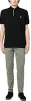 Lookbook Brunello Cucinelli SS23 黑色簡約標誌直筒休閒Polo衫 M0T638765-CYF07