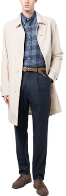 Brunello Cucinelli SS23 Celana Santai Biru Detail Lipit. M038PE1920-C532 Lookbook Brunello Cucinelli SS23 Celana Santai Biru Detail Lipit. M038PE1920-C532