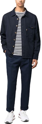 Brunello Cucinelli SS23 海軍藍長袖襯衫外套 M291D6180P-C2515 Lookbook Brunello Cucinelli SS23 海軍藍長袖襯衫外套 M291D6180P-C2515