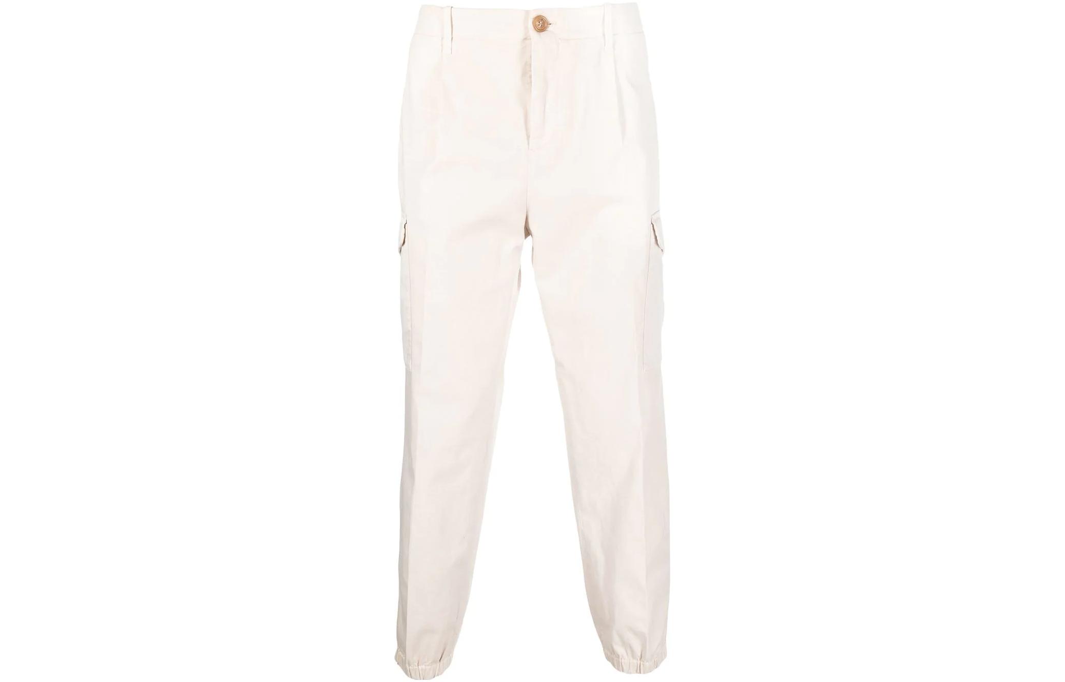 Brunello Cucinelli SS23  Solid Color Jogger Pants Off-White. M289LH0640-C5797
