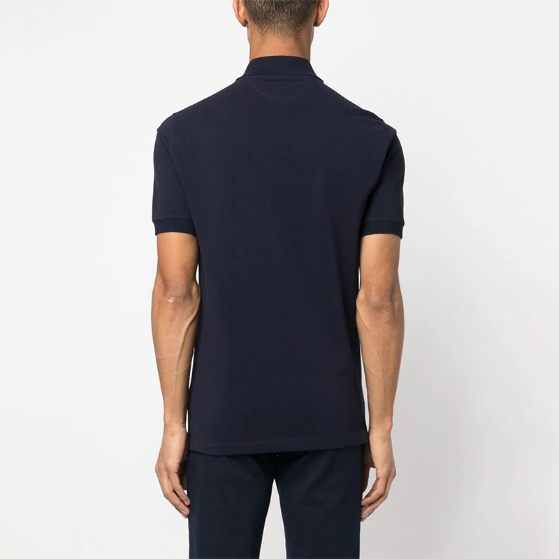 Purchase Brunello Cucinelli SS23 海軍藍短袖純色標誌休閒Polo衫 M0T638765-CLB35