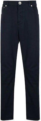 Brunello Cucinelli SS23 深藍色中腰直筒牛仔褲 M277PX1290-C7193 Buy Brunello Cucinelli SS23 深藍色中腰直筒牛仔褲 M277PX1290-C7193