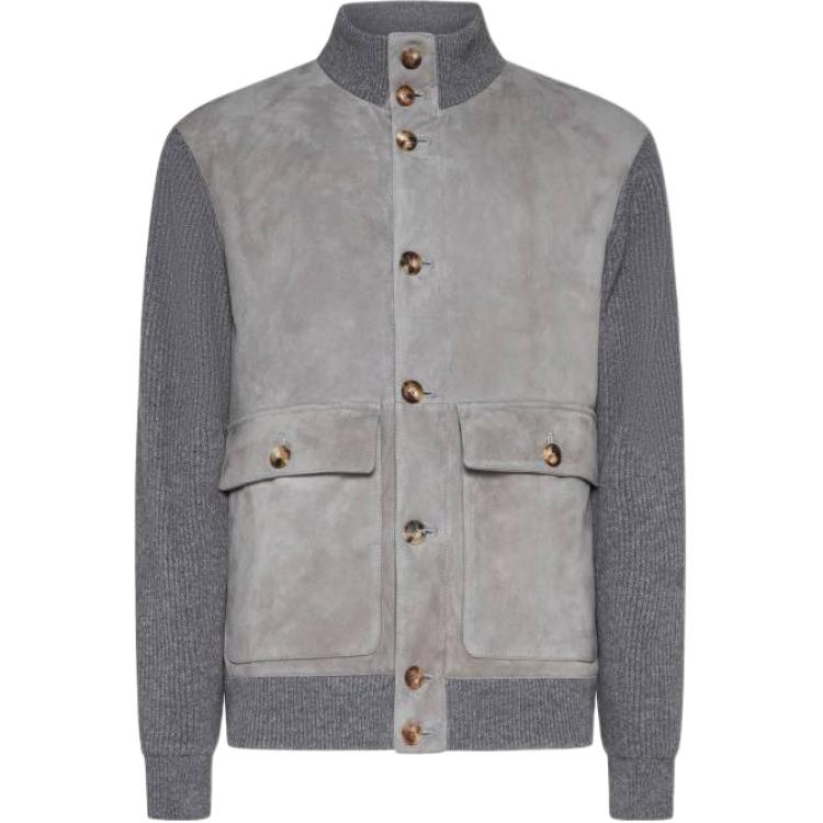 Brunello Cucinelli SS23 Artistic Pocket Stand-Collar Jacket M0PCL1955CEB65