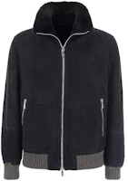 Brunello Cucinelli SS23 Black Quarter-Zip Solid Jacket MPMLP1737CM671 Brunello Cucinelli SS23 Black Quarter-Zip Solid Jacket MPMLP1737CM671