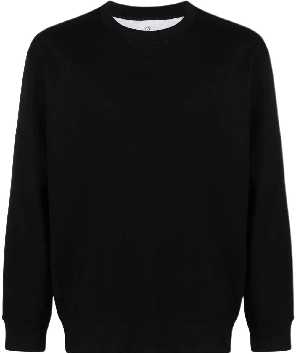 brunello-cucinelli-ss-23-black-solid-color-crewneck-pullover-sweatshirt-m0-t353430-c101