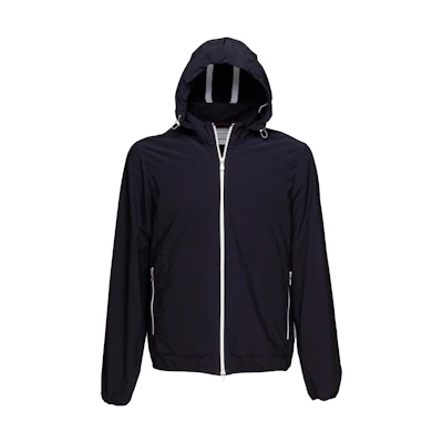 Brunello Cucinelli SS23 Black Solid Zip-Up Hoodie Jacket MD4796171-CMS48