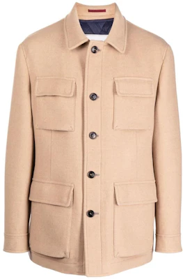 Brunello Cucinelli SS23 駝色單排扣多口袋外套 MQ4216857-C034 Buy Brunello Cucinelli SS23 駝色單排扣多口袋外套 MQ4216857-C034