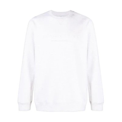 Brunello Cucinelli SS23 Cream White Letter Print Crewneck Sweatshirt M0T353441-CTG43