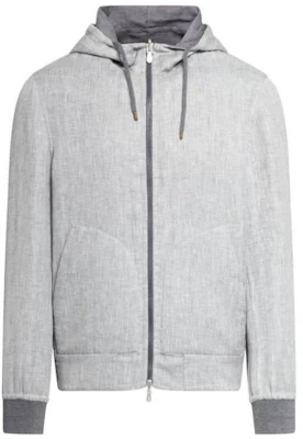 Brunello Cucinelli SS23 Jaket Hoodie Lengan Panjang Pria Abu-Abu MS4569970CCT69 Buy Brunello Cucinelli SS23 Jaket Hoodie Lengan Panjang Pria Abu-Abu MS4569970CCT69