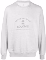 Brunello Cucinelli SS23 Letter Print Crewneck Long-Sleeve Sweatshirt Grey Men MTU103100G-C3399 Brunello Cucinelli SS23 Letter Print Crewneck Long-Sleeve Sweatshirt Grey Men MTU103100G-C3399