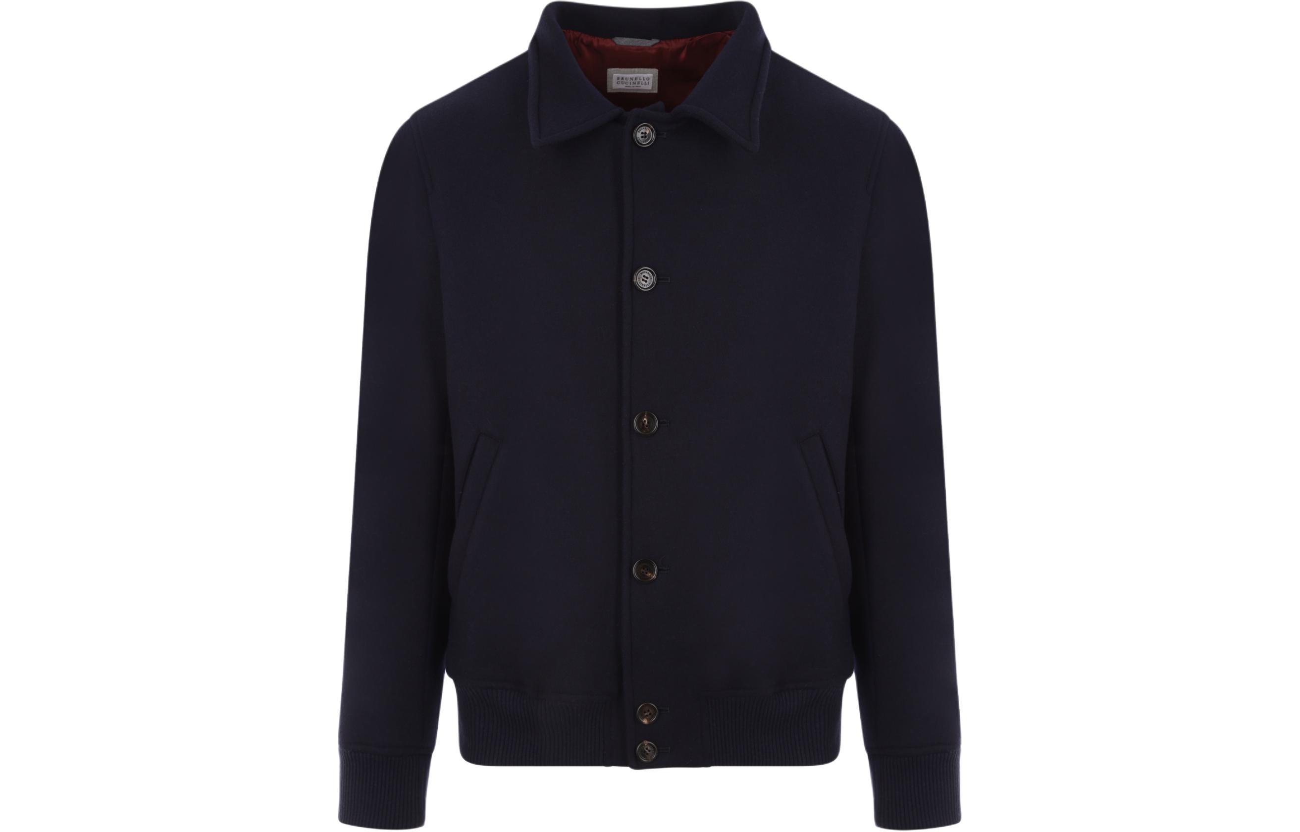 Brunello Cucinelli SS23 Midnight Blue Solid Casual Collar Jacket MY4286894-CZA66