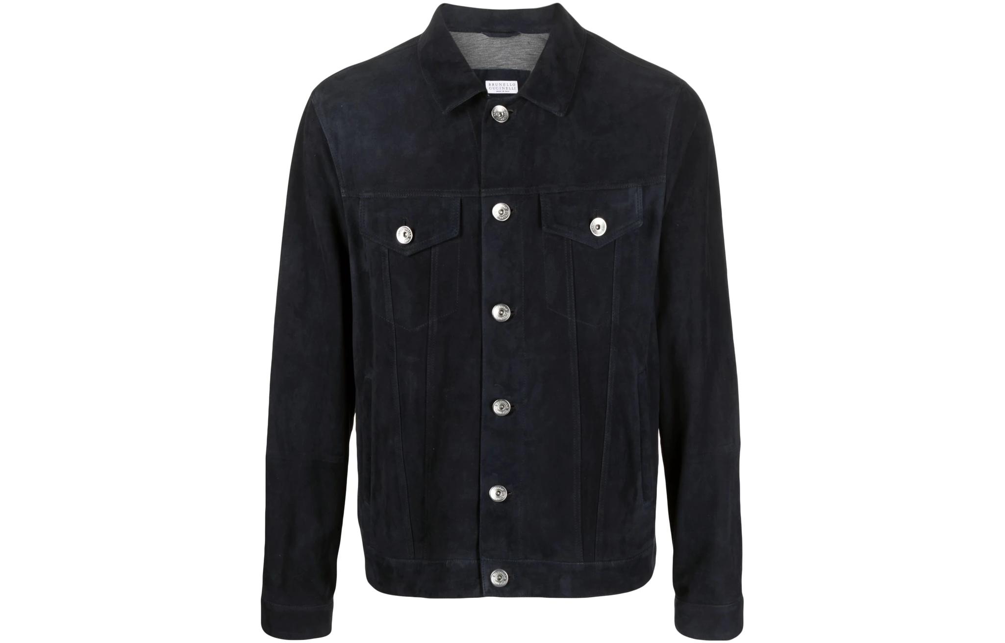 Brunello Cucinelli SS23 Navy Single-Breasted Blazer MPCLL1919-CAT02