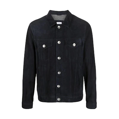 Brunello Cucinelli SS23 Navy Single-Breasted Blazer MPCLL1919-CAT02