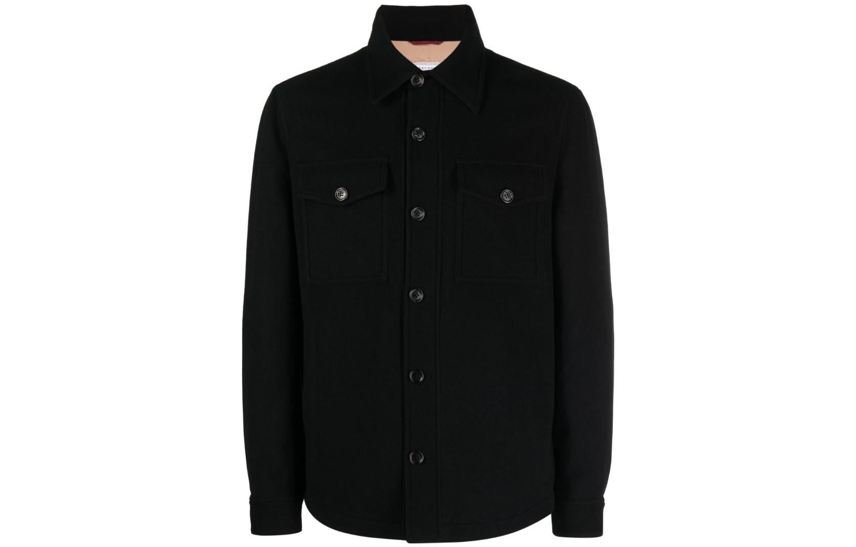 Brunello Cucinelli SS23 Single-Breasted Casual Jacket Black MT4976891-CQH12