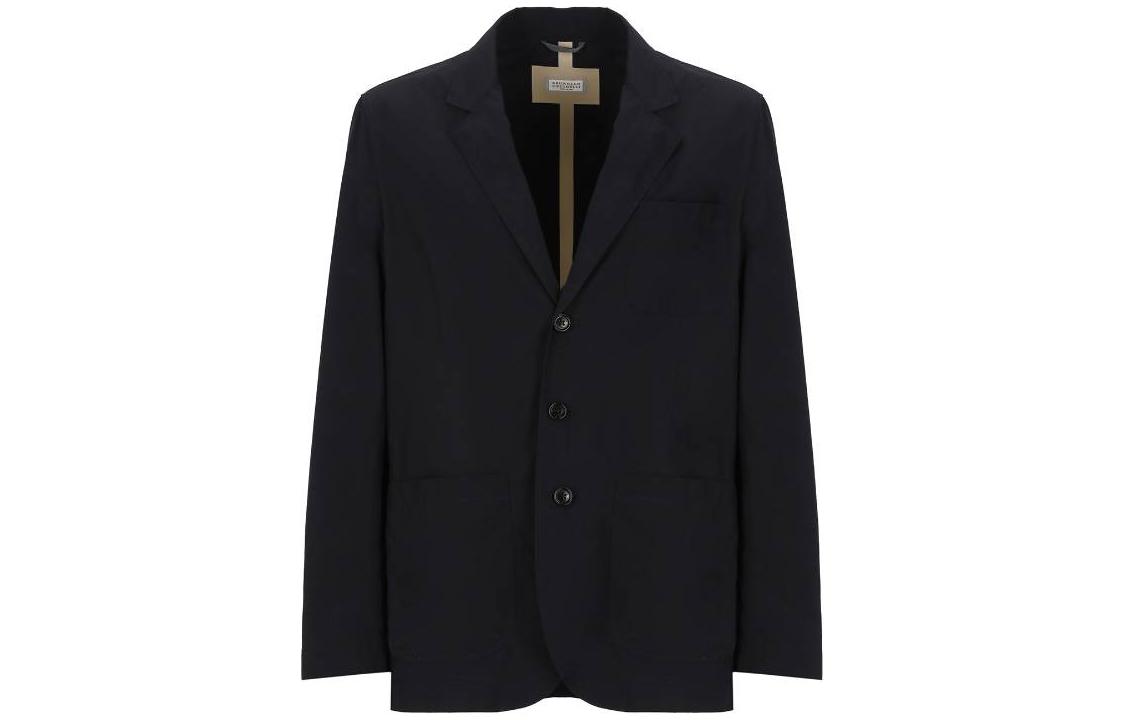 Brunello Cucinelli SS23 Solid Color Single-Breasted Blazer Blue - . MD4796165CSM19