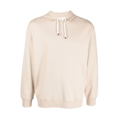 Brunello Cucinelli SS23 Solid Pullover Sweatshirt Beige M0T359021G-C9678