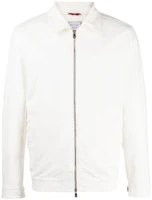Brunello Cucinelli SS23 Solid Zip-Up Jacket White MA0816507P-C2200 Brunello Cucinelli SS23 Solid Zip-Up Jacket White MA0816507P-C2200
