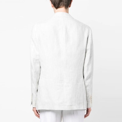 布奈罗库奇纳利 SS23 条纹单排扣西装外套 浅灰色夹克 MS4477BWD-C091 Shop 布奈罗库奇纳利 SS23 条纹单排扣西装外套 浅灰色夹克 MS4477BWD-C091