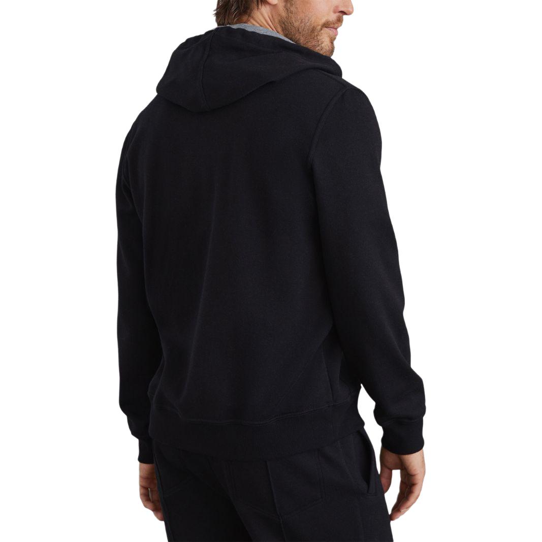 Purchase ブルネロクチネリ SS24 ブラック ロゴプリント フーデッドジップフーディー MM8319047G-CSQ44