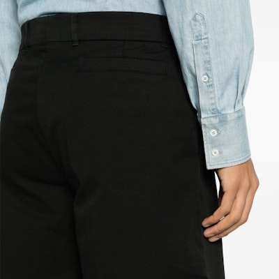 Brunello Cucinelli SS24 黑色纯色拉链口袋百慕大短裤休闲款 M289LU0010-C101 Details for Brunello Cucinelli SS24 黑色纯色拉链口袋百慕大短裤休闲款 M289LU0010-C101