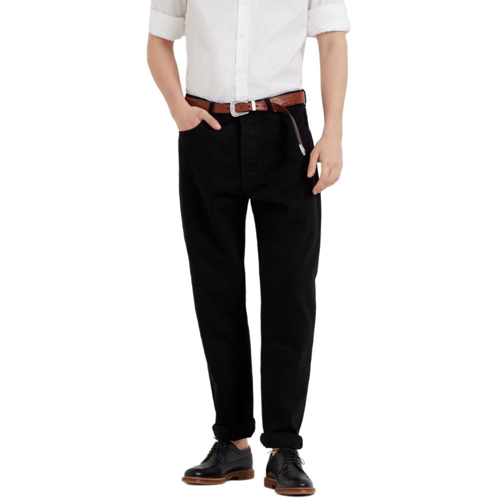 Lookbook Brunello Cucinelli SS24 黑色直筒中腰牛仔褲 M262PO1090-C7351