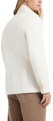 Brunello Cucinelli SS24 象牙色單排扣西裝外套。 MD4796165-CZG89 Shop Brunello Cucinelli SS24 象牙色單排扣西裝外套。 MD4796165-CZG89