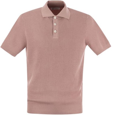 Brunello Cucinelli SS24 寬鬆版型LOGO粉紅色Polo衫 M29400005-CEV58 Buy Brunello Cucinelli SS24 寬鬆版型LOGO粉紅色Polo衫 M29400005-CEV58