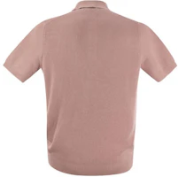 Lookbook Brunello Cucinelli SS24 寬鬆版型LOGO粉紅色Polo衫 M29400005-CEV58