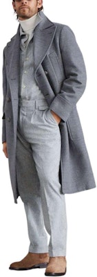 Brunello Cucinelli SS24 灰色直筒褲百褶腰帶長褲 M038PE1920-C511 Purchase Brunello Cucinelli SS24 灰色直筒褲百褶腰帶長褲 M038PE1920-C511