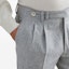Details for Brunello Cucinelli SS24 灰色直筒褲百褶腰帶長褲 M038PE1920-C511