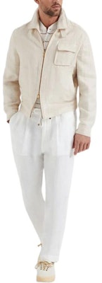 Brunello Cucinelli SS24 條紋印花棕色短袖休閒T恤 MW8341355-C2111 Shop Brunello Cucinelli SS24 條紋印花棕色短袖休閒T恤 MW8341355-C2111