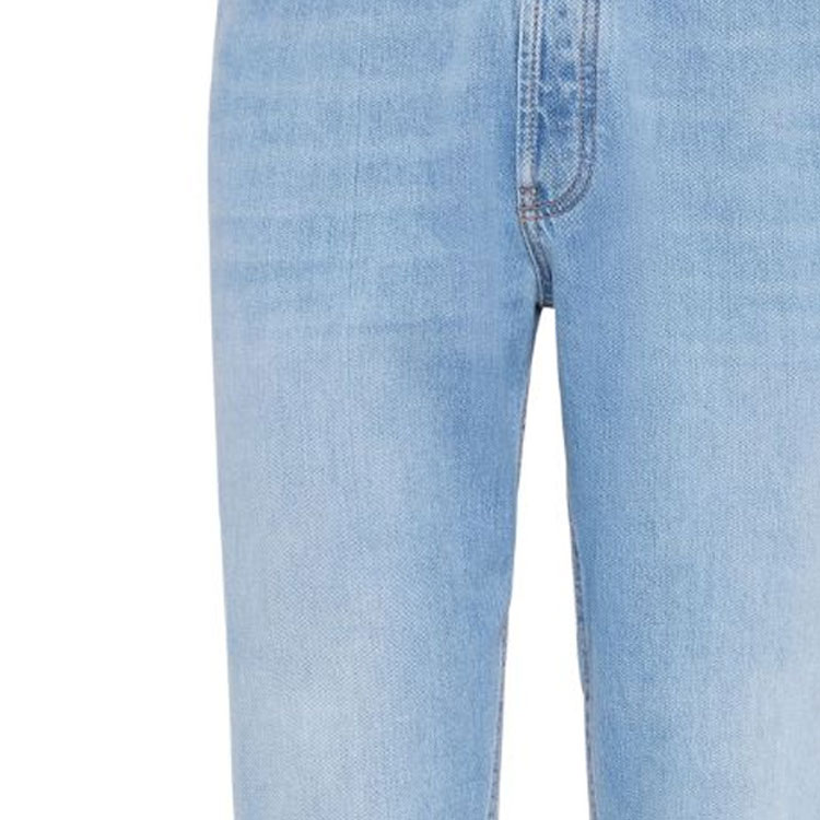 Sizing Brunello Cucinelli SS24 藍色修身牛仔褲附側邊拉鍊口袋。 M074PO1090-C1469