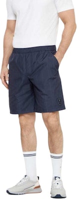 Brunello Cucinelli SS24 Seluar Pendek Lelaki Biru Berjalur dengan Logo Patch. MB4173387T-CWY67 Purchase Brunello Cucinelli SS24 Seluar Pendek Lelaki Biru Berjalur dengan Logo Patch. MB4173387T-CWY67