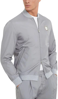 Brunello Cucinelli SS24 灰色网球徽章长袖拉链夹克 MB4229082T-CFM15 Purchase Brunello Cucinelli SS24 灰色网球徽章长袖拉链夹克 MB4229082T-CFM15