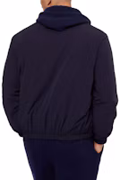Purchase Brunello Cucinelli SS24 Logo High Neck Waterproof Jacket Midnight Blue Men’s MM40A7433G-CBJ47