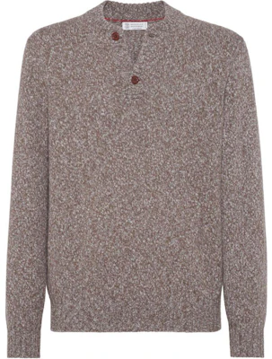 Brunello Cucinelli SS24 Pullover Cashmere Sweater Crewneck Taupe Grey. M26504701C-4053 Buy Brunello Cucinelli SS24 Pullover Cashmere Sweater Crewneck Taupe Grey. M26504701C-4053