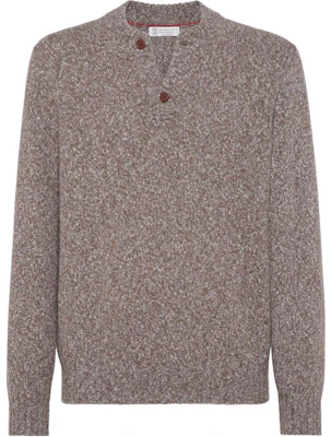 Brunello Cucinelli SS24 Pullover Cashmere Sweater Crewneck Taupe Grey. M26504701C-4053 Order Brunello Cucinelli SS24 Pullover Cashmere Sweater Crewneck Taupe Grey. M26504701C-4053